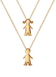 SAVICKI Colier personaje aur 585 45 cm