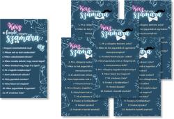 Personal Kvíz szett a vőlegénynek és csapatának - Dark Blue