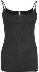 Dressa Everyday szatén spagetti pántos női pamut trikó - fekete Nero, 7-XXL (d171960)