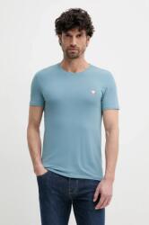 Guess t-shirt férfi, sima, M2YI24 J1314 - kék XXL