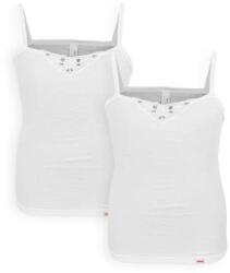 Dressa lányka spagetti pántos trikó 463 - 2db Fehér, 6 - XL (d68)
