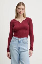 Guess Originals hosszú ujjú bordó, W5RP42 KCGB0 - burgundia M
