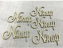  Nőnap" felirat 9, 5cm 5db/csomag - feliratként és tábladíszként