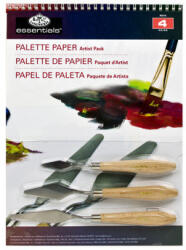  Festőkés és palettapapír A4 készlet - Royal