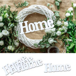 Home felirat fehér 15cm 4db/csomag - papelito