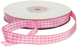  Szalag kockás rózsaszín 1cm x 45méter - papelito