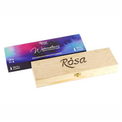 Akvarellfesték készlet, tubusos - Rósa Gallery Classic - 14 x 10 ml - elegáns fadobozban