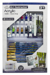  Akrilfestő utazókészlet - 31 részes szett - papelito