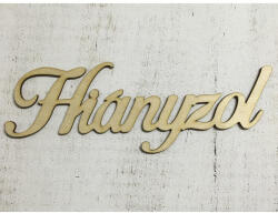 Natúr fa -"Hiányzol" felirat 23cm - papelito