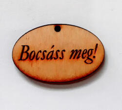 Corolla Táblácska "Bocsáss meg" 4*2, 5*0, 3cm 1589 (1589C)