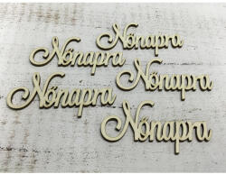 Nőnapra" felirat 10cm 5db/csomag - papelito