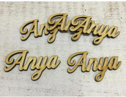  Natúr fa - "Anya" felirat 6, 5cm 5db/csomag - papelito
