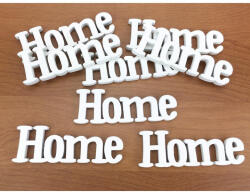  Home felirat fehér 8cm 8db/csomag - koszorúhoz és asztaldíszhez