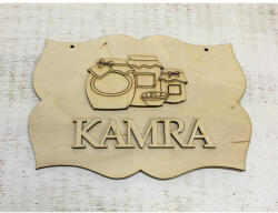  Natúr fa - Kamra tábla 19x13, 5cm - feliratként és tábladíszként