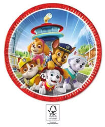 Mancs Őrjárat Rescue Heroes papírtányér 8 db-os 23 cm FSC (PNN95597) - oliviashop