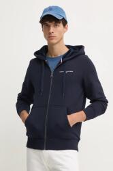 Tommy Hilfiger felső sötétkék, férfi, nyomott mintás, kapucnis, MW0MW37245 - sötétkék XL