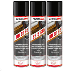 LOCTITE Teroson SB 3135 BK fekete színű alvázvédő spray, gumi-gyanta töltésű 3x400ml (197370)