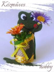 kezmuves-hobby. hu Breki Béka - Hűtőmágnes