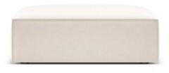 Taburet KAELLE, Catifea, Bej deschis, 38x80x100 cm