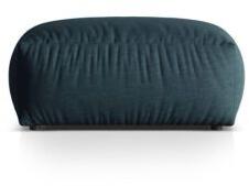 Taburet F1, Tesatura structurata, Blugi albaștri, 44x106x106 cm