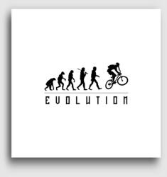 Los Polos Biciklis Evolúció vászonkép