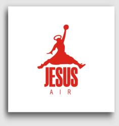 Los Polos Air Jesus vászonkép