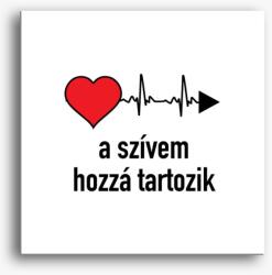 Los Polos A szívem hozzá tartozik bal páros vászonkép