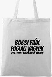 Los Polos Bocsi fiúk foglalt vagyok páros vászontáska