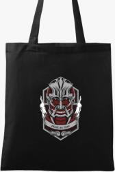 Los Polos Attack on Titan - Titán feliratos sziluett vászontáska