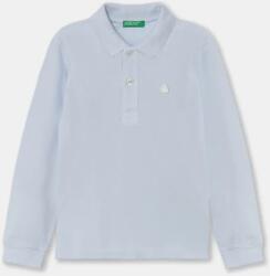 Benetton gyerek pamut hosszú ujjú felső sima, 3089G3009 - kék 82