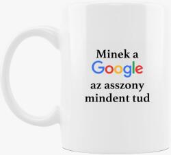 Los Polos Minek a Google az asszony mindent tud bögre