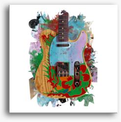 Los Polos Jimmy Page gitár vászonkép