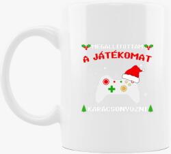 Los Polos Megállítottam a játékomat karácsonyozni bögre