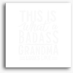 Los Polos Badass Grandma look vászonkép