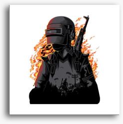 Los Polos Pubg character fire vászonkép