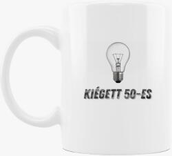 Los Polos Kiégett 50-es - Születésnapi bögre - egyedi évszámmal