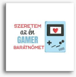 Los Polos Szeretem az én gamer barátnőmet páros vászonkép