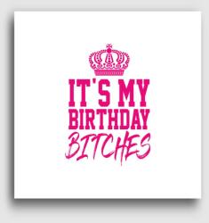 Los Polos It's my birthday bitches - születésnapos vászonkép