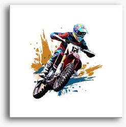 Los Polos Szines motoros vászonkép