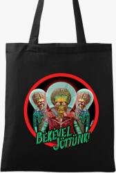 Los Polos Békével jöttünk! (piros) vászontáska