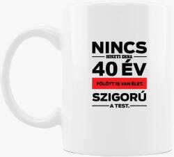 Los Polos Nincs hiszti! születésnapi bögre (választható névvel és évvel)