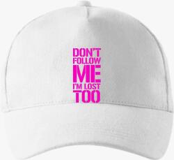 Los Polos dont follow me pink baseball sapka