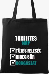Los Polos Tökéletes nap a horgászatra mintás vászontáska