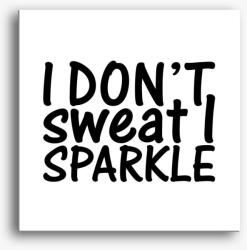 Los Polos I don't sweat I sparkle vászonkép