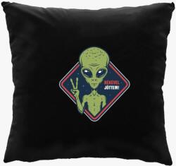 Los Polos Ufo Alien békével jöttem divat párna