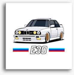 Los Polos BMW e30 autó vászonkép