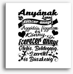 Los Polos Anyák napi Anyának lenni vászonkép
