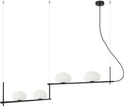 Italux PND-357784-BK+W mennyezeti függőlámpa Kernio | 4x25W G9