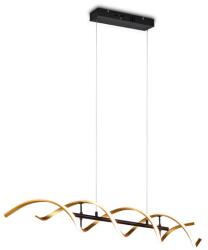 TRIO 341810208 LED mennyezeti függőlámpa Sequence 1x45W | 5600lm | 2300K+3000K+4000K - állítható magasság, DIP switch, 3 fázisú fényerőszabályzás, fek