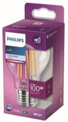 Philips 8718699762070 LED izzó 1x10, 5W | E27 | 1521lm | 4000K - hidegfehér, átlátszó, EyeComfort
